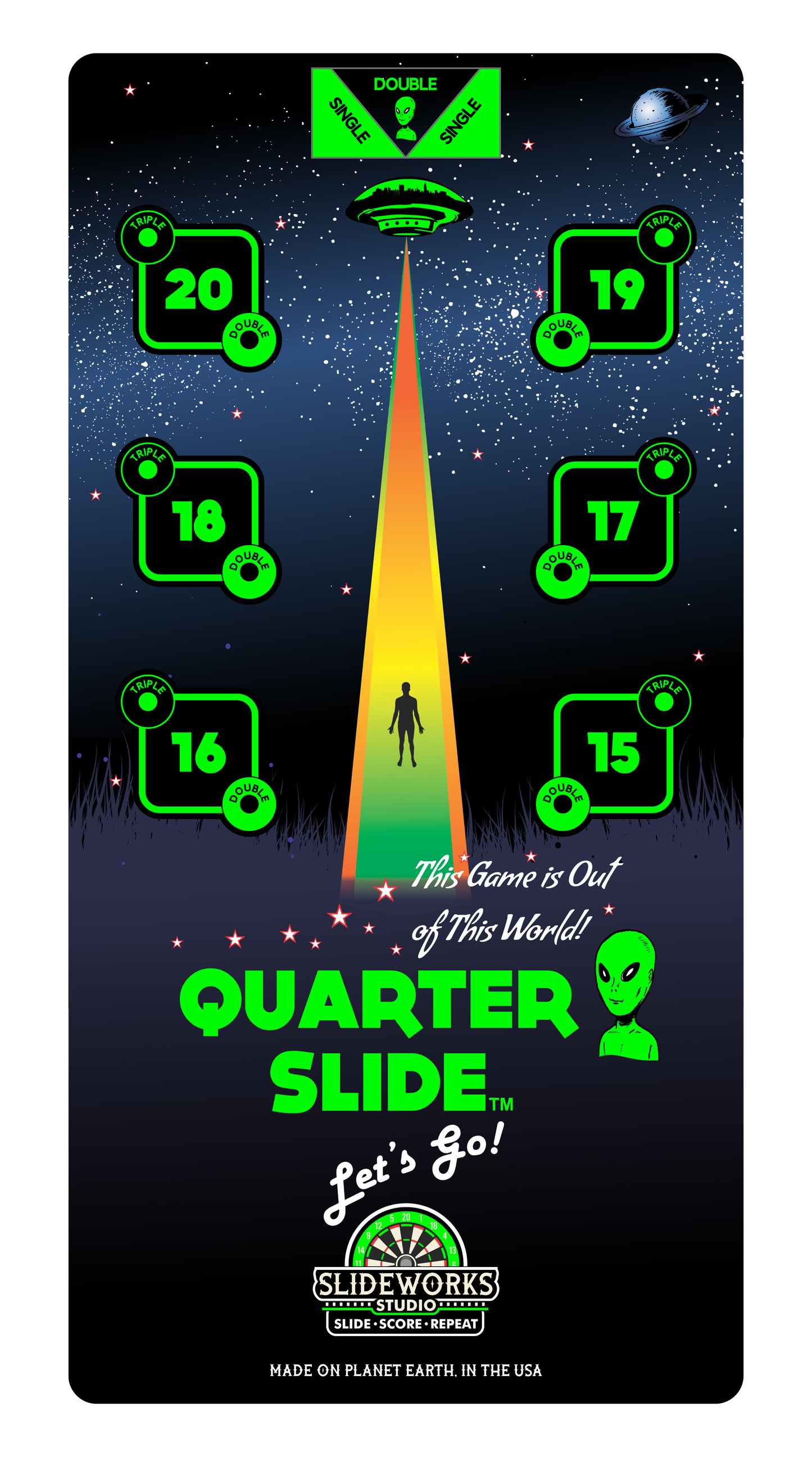 Quarter Slide - Alien Invasion