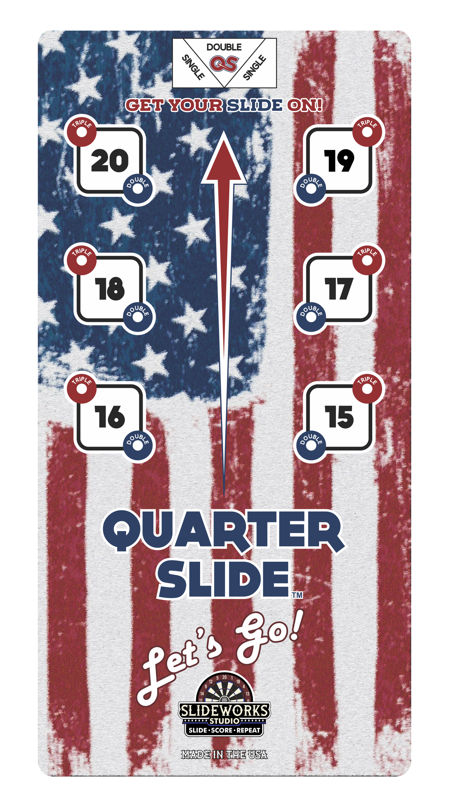 Quarter Slide - USA Board